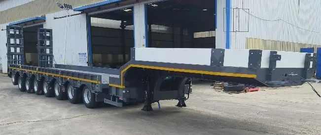 Cov Thauj Khoom Loj Loj Semi-Trailer