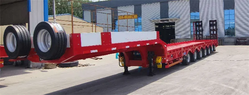 Semi-trailer Rau Low-pem Teb Thauj