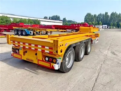 Skeleton rov qab Tipping Semi-Trailer
